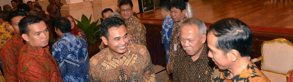Sekretaris Jenderal DPP AKLI Berbincang Santai Bersama Presiden Republik Indonesia, Bapak Ir. Joko Widodo. Di Istana Negara, Rabu 15 Juni 2016